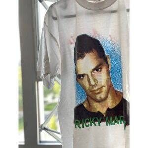 2000 vintage ricky‎ martin tour shirt size large